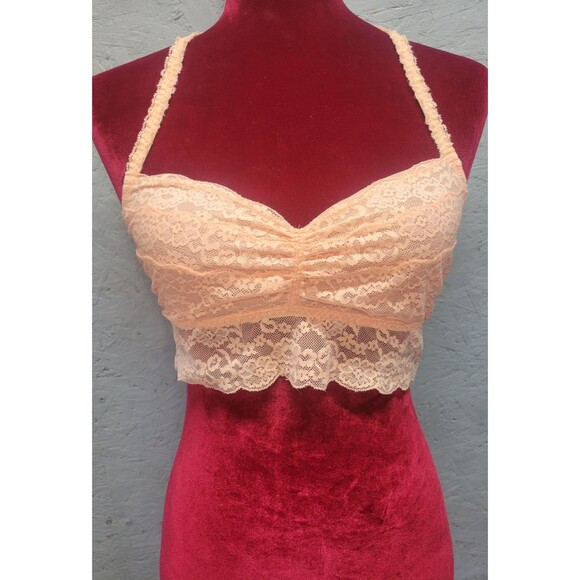 Pink Victoria Secret Bra Black Wireless Unlined Racerback Pullover Bralette L - Picture 10 of 13